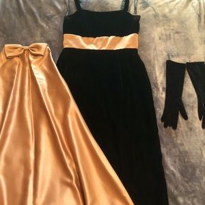 Jim Hjelm Bridesmaid Dress with Gloves
